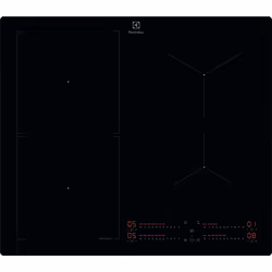 Electrolux Serie 700 KIS62453I, Nero, Da incasso, 58 cm, Piano cottura a induzione, Vetro-ceramica, 4 Fornello(i)