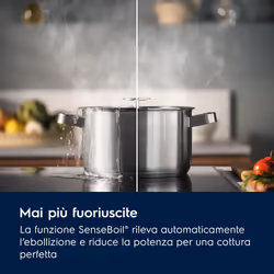 Electrolux Serie 700 KIS62453I Nero Da incasso 58 cm Piano cottura a induzione 4 Fornello(i)
