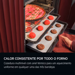 AEG Series 5000 OU5PB40SM Forno elettrico da incasso 72 L Nero, Acciaio inox - Vista aggiuntiva 5