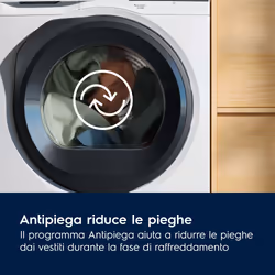 Electrolux EW6H28G asciugatrice Libera installazione Caricamento frontale 8 kg A+++ Bianco - Vista aggiuntiva 5