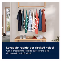 Electrolux SensiCare 600 EW6F29G Lavatrice serie 600 SensiCare 9 kg - Vista aggiuntiva 4