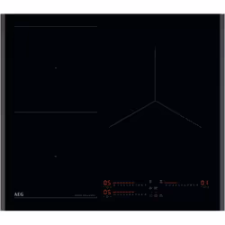 AEG TI63IQ3BFB, Nero, Da incasso, 60 cm, Piano cottura a induzione, 3 Fornello(i), 3 Fornello(i)