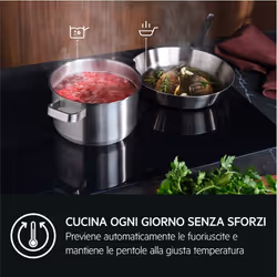 AEG TI84IB30IZ piano cottura Nero Da incasso 80 cm Piano cottura a induzione 4 Fornello(i) - Vista aggiuntiva 6