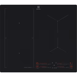 Electrolux Serie 700 KIS62453IZ, Nero, Da incasso, 58 cm, Piano cottura a induzione, Vetro-ceramica, 4 Fornello(i)