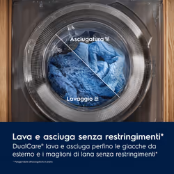 Electrolux Serie 700 EW7W495G lavasciuga Libera installazione Caricamento frontale Bianco D - Vista aggiuntiva 4