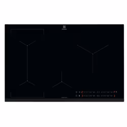 Electrolux Serie 600 LIL83441, Nero, Superficie piana, 78 cm, Piano cottura a induzione, Vetro, 4 Fornello(i)
