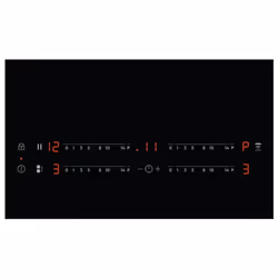 Electrolux Serie 600 LIL83441 piano cottura Nero Superficie piana 78 cm Piano cottura a induzione 4 Fornello(i)