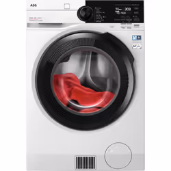AEG Series 9000 LWR9E106AB, Caricamento frontale, Libera installazione, Bianco, Sinistra, Nero, Manopola, Touch