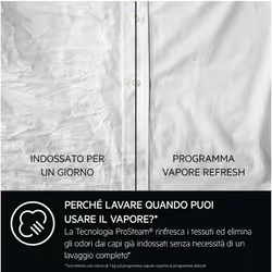 AEG Series 7000 ProSteam lavatrice Caricamento frontale 10 kg 1400 Giri/min Nero, Bianco - Vista aggiuntiva 5