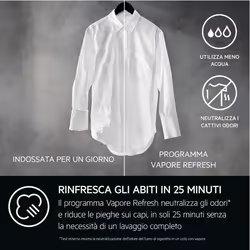 AEG Series 7000 ProSteam lavatrice Caricamento frontale 10 kg 1400 Giri/min Nero, Bianco - Vista aggiuntiva 8
