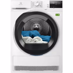 Electrolux EW7H28B, Libera installazione, Caricamento frontale, Pompa di calore, Bianco, Manopola, Touch, Destra