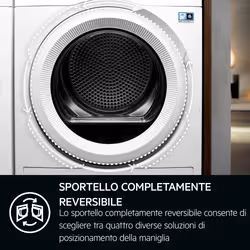 AEG Series 9000 TR9HH8BY asciugatrice Libera installazione Caricamento frontale 8 kg Nero, Bianco - Vista aggiuntiva 3