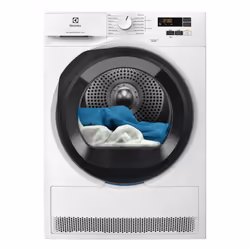 Electrolux EW6HA19G, Libera installazione, Caricamento frontale, Pompa di calore, Bianco, Pulsanti, Manopola, Destra