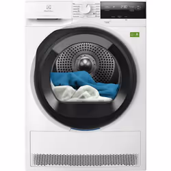 Electrolux EW7H39B, Libera installazione, Caricamento frontale, Pompa di calore, Bianco, Manopola, Touch, Destra