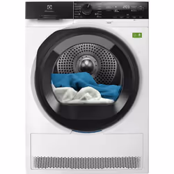Electrolux EW9H4Y9A, Libera installazione, Caricamento frontale, Pompa di calore, Bianco, Manopola, Touch, Destra