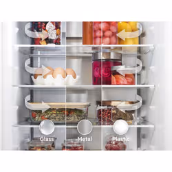 AEG FRIGORIFERO COMBINATO MULTIFLOW (METAL) CLASSE C TC8MS181CS - Vista aggiuntiva 4