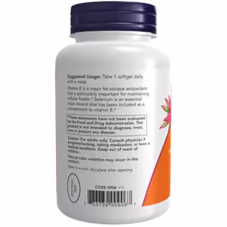 Now Foods Vitamina E naturale 400 UI 100 St - Vista aggiuntiva 3