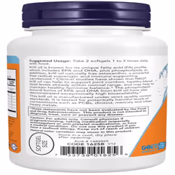 NOW FOODS Olio di krill 60 St - Vista aggiuntiva 3