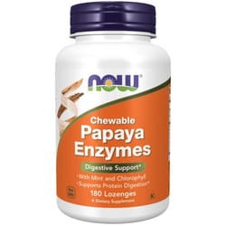 NOW FOODS Enzimi di papaya 180 St