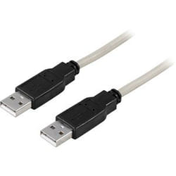 Deltaco USB 2.0 Cable A/A, 1.5m cavo USB 1,5 m USB A