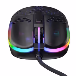 CHERRY XTRFY MZ1 Gaming Maus - schwarz - Maus - Optisc mouse Ambidestro USB tipo A Ottico 16000 DPI - Vista aggiuntiva 4