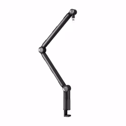 CHERRY NGALE Boom Arm, Asta di supporto per microfono, Base di supporto da tavolo, Nero, Alluminio, 3/8 5/8", CHERRY XTRFY Ng ...