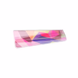 CHERRY XTRFY WR5 Compact Litus poggiapolso Resina, Silicone Rosa