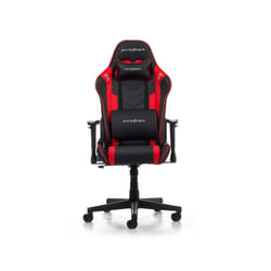 DXRacer PRINCE Sedia da gaming per PC Seduta imbottita Nero, Rosso