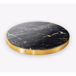 iDeal of Sweden IDFQI-49 Caricabatterie per dispositivi mobili Smartphone Nero, Oro Campo magnetico di terra Carica wireless Interno