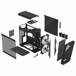 Fractal Design Torrent Compact Tower Nero - Vista aggiuntiva 7
