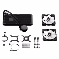 Fractal Design Lumen S28 v2 RGB Processore Raffreddatore di liquidi tutto in uno 14 cm Nero 1 pz - Vista aggiuntiva 6