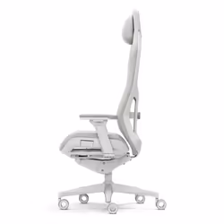 Fractal Design FD-CH-RE1M-02 sedia per videogioco Sedia da gaming per PC Seduta imbottita Bianco - Vista aggiuntiva 4
