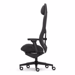 Fractal Design FD-CH-RE1F-01 sedia per videogioco Sedia da gaming per PC Seduta imbottita Nero - Vista aggiuntiva 4