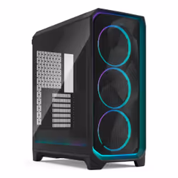 Fractal Design Meshify 3, PC, Nero, ATX, EATX, micro ATX, Mini-ITX, Acciaio, Vetro temperato, Gaming, Multi