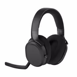 Fractal Design Scape Auricolare Con cavo e senza cavo A Padiglione Musica/Giornaliera Base di ricarica Nero