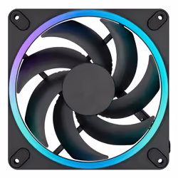 Fractal Design Momentum 14 RGB Case per computer Ventilatore 14 cm Nero 1 pz - Vista aggiuntiva 2