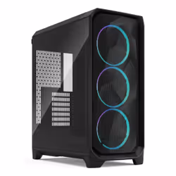 Fractal Design Meshify 3, PC, Nero, ATX, EATX, micro ATX, Mini-ITX, Acciaio, Vetro temperato, Gaming, Multi