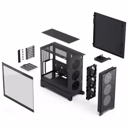 Fractal Design Pop 2 Air Black TG Midi Tower Nero - Vista aggiuntiva 5
