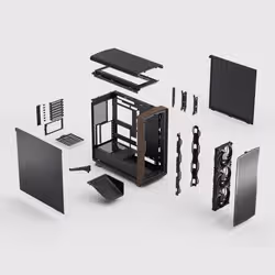 Fractal Design Summit Black Solid Midi Tower Nero - Vista aggiuntiva 5