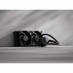 Fractal Design Radius 240 Black Processore Raffreddatore di liquidi tutto in uno 12 cm Nero 1 pz - Vista aggiuntiva 2