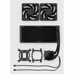Fractal Design Radius 240 Black Processore Raffreddatore di liquidi tutto in uno 12 cm Nero 1 pz - Vista aggiuntiva 5