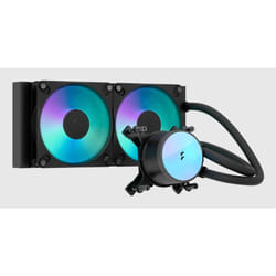 Fractal Design Radius 240 RGB Black Processore Raffreddatore di liquidi tutto in uno 12 cm Nero 1 pz