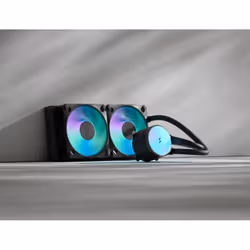 Fractal Design Radius 240 RGB Black Processore Raffreddatore di liquidi tutto in uno 12 cm Nero 1 pz - Vista aggiuntiva 2