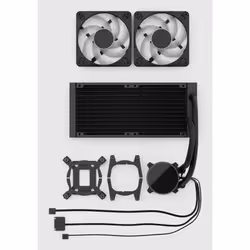 Fractal Design Radius 240 RGB Black Processore Raffreddatore di liquidi tutto in uno 12 cm Nero 1 pz - Vista aggiuntiva 7