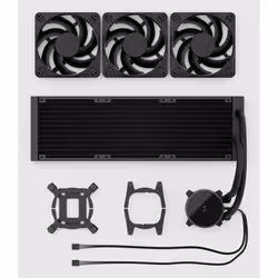 Fractal Design Radius 360 Black Processore Raffreddatore di liquidi tutto in uno 12 cm Nero 1 pz - Vista aggiuntiva 5