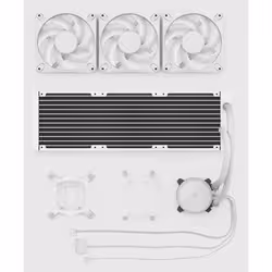 Fractal Design Radius 360 RGB White Processore Raffreddatore di liquidi tutto in uno 12 cm Bianco 1 pz - Vista aggiuntiva 7