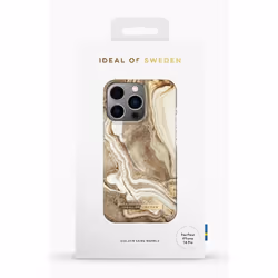 iDeal of Sweden IDFCGM19-I2261P-164 custodia per cellulare 15,5 cm (6.1") Cover Oro, Avorio, Perlato