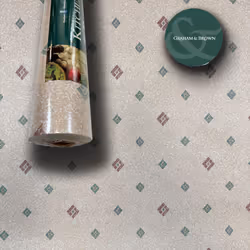 SUPER STOCK €0,56 al mq - Rotolo da 5,2mq (10x0,52mt) di Carta da Parati vinilica Top Quality lavabile ROMBI MARCA: Graham&Br ...