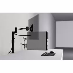 ITB MB0953 Supporti a parete per TV 24" Scrivania Nero - Vista aggiuntiva 4