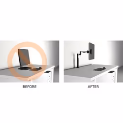 ITB MB0953 Supporti a parete per TV 24" Scrivania Nero - Vista aggiuntiva 5
